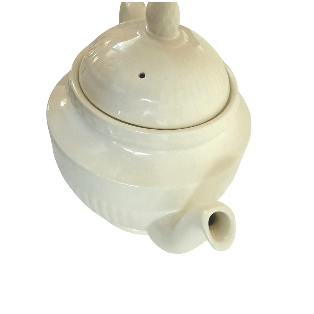 Vintage Wedgwood Edme Teapot Discontinued Ivory Creamware England Excellent